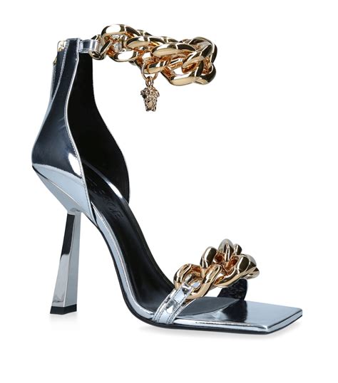 versace leather sandals